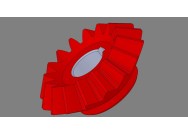 BERAČ Z-222 17/09 KONUSNI ZUPČANIK