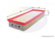 AIR FILTER EAF025 COMLINE