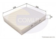 CABIN FILTER EKF214 COMLINE