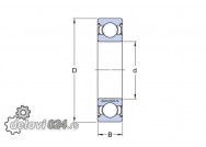 6012 2RS C3 TIMKEN BEARING