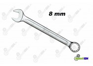 INGCO oka-vil kljuc  8mm hcspa081 - indust.