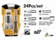 INGCO odvijac 24.dodatka s.s. hksdb0248
