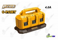 INGCO punjac za 6-baterija 20v 4ah fcli2064