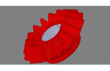 BERAČ Z-222 17/09 KONUSNI ZUPČANIK