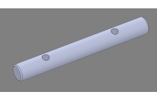 BERAČ Z-222 17/12 OSOVINA DONJA FI-25 X 208