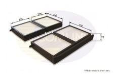 CABIN FILTER EKF258 COMLINE