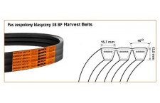 BELT 3HB GATES 84607712 New Holland